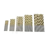 Hi-Rose ハイス鋼 各サイズ10本 鉄工用ドリル 1.0~3.0mm 大量50本セット キリ (50)