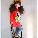 【RIRORA】足にも雪だるまスパッツ [レッド/グレー] 女の子・男の子・一番かわいい服・大人気アイテム・誰よりもおしゃれに・ベビーファッション (9 (105-115cm), グレー)