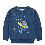 子供服 春秋 長袖 Tシャツ トレーナー 丸い襟 キッズ 男の子 女の子 ベビー おしゃれ カジュアル ファッション 可愛い 宇宙人 プリント 4色