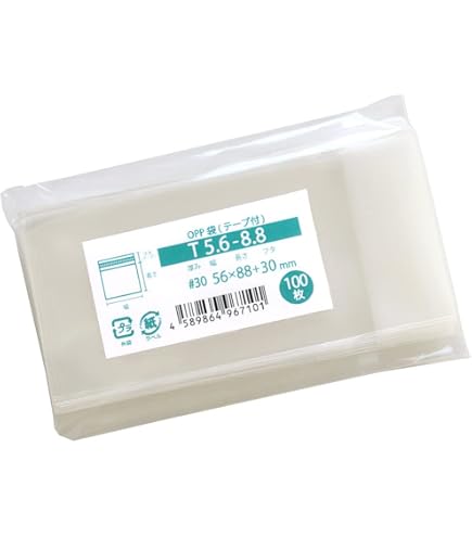 Amazon | OPP袋 角2 テープ付 国産 240x332mm 100枚 T24-33.2