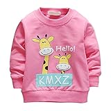 Cutelove　コート　トップス　Tシャツ　マッチングしやすい　キリン柄　長袖　綿　男の子　女の子　ボーイズ　ガールズ　ベビー　赤ちゃん　幼児　秋　春　可愛い　暖かい　ファッション　カジュアル　普段