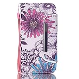 UNEXTATI Galaxy S6 Edge ケース 手帳型ケース 2 in 1 高級PUレザー 耐衝撃 全面保護 Samsung Galaxy S6 Edge ケース カバー Case (紫色, 