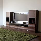 OC 幅150cm テレビ台 3点セット テレビボード ブラウン ウォールナット 国産 日本製 木製 TVボード 北欧 家具 テイスト ローボード リビングボード テレビ台のみ 収納付きテレビ台 国産テレビ台 完成品テレビボード