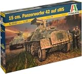 プラッツ イタレリ 1/35 WW2 ドイツ 15cm パンツァーベルファー42型 sWS搭載型 プラモデル IT6562 (軍用車両)