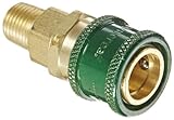 Eaton Hansen GR603 Brass 600 Series Oxyacetylene Service, Coupler Socket, 1/4 Body size x 1/4 NPT Ma