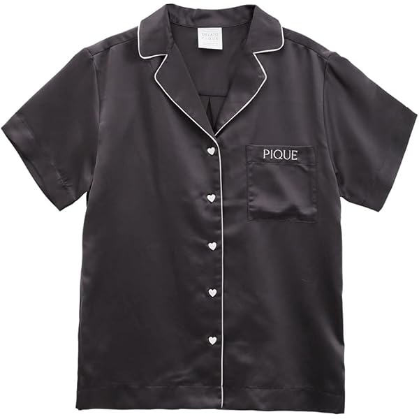 ジェラートピケ gelato pique 【LE SSERAFIM】サテンシャツ＆ショート