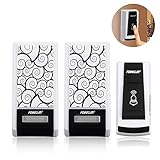 ワイヤレスチャイム 呼びチャイム ドアベル 玄関 ドア 家庭用 居酒屋用 介護用 店舗用 レストラン用 防水 防塵 36曲選択可能 300M 無線範囲