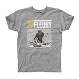500レベルのmarc-andreフルーリーKids Shirt – Vegas Hockeyファンギア – marc-andreフルーリーGoalie Youth Small (6-7Y) グレイ