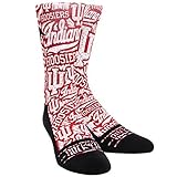 Indiana Hoosiers Youth NCAAロゴスケッチソックス – チームカラー、