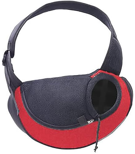 Marsupio Trasportino Per Cani Nasjac – A Tracolla, Fondo Rigido, Rete Traspirante, Tasche, Cintura Sicurezza, Lavabile, Per Piccola Taglia