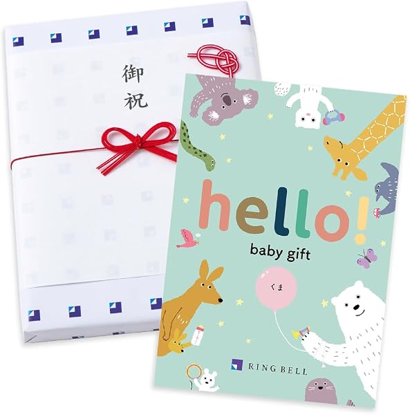 RING BELL Rinbell Celebration with Gift Wrapping, Exclusive Catalog Gift for Baby Shower hello! baby gift bear, luxury, custom-made gift, gift giving, celebration, baby shower, bear course - 1