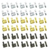ジッパープル 部品 30個セット ＃5 ラッチ スライダー ジッパー修理キット スライダー リテーナー 挿入 ピンジッパーボトム 蝶棒 ジッパー修理キット ジッパー交換キット （＃5）
