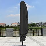 パラソルカバー ビーチパラソルカバー　ファニチャーカバー　傘カバー　ガーデンパラソルカバー　高さ3m　塵や雨や強風などに対応　防水　耐久性　ファスナーデザイン　アウトドアパラソル用　　ファスナーデザイ