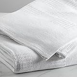 2新しいホワイトThermal 60 x 90 (ツイン) SNAGFREE BLANKET HOSPITALITY 2.5 # Per Dz