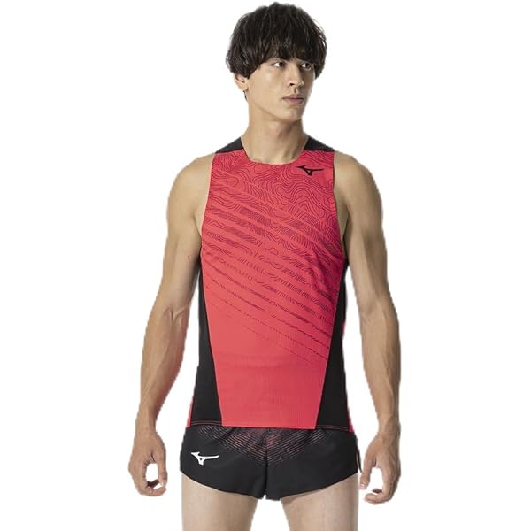 陸上 ミズノ MIZUNO MTC レーシングシャツ ユニフォーム 赤黒 受注品 Amazon | [ミズノ] 陸上ウェア MTC レーシングシャツ 半袖 高