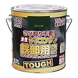ニッペ 高耐久シリコン樹脂塗料 油性シリコンタフ グリーン(緑) 0.7L