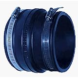 FerncoP1001-44Flexible Coupling - Clay-to-Clay-4" FLEX CLAY COUPLING (並行輸入品)