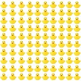 RYOHIN Lab.(良品ラボ) アヒル お風呂 おもちゃ ミニ 音が鳴る 浮かべるアヒル アヒルすくい アヒルちゃん 対象年齢6歳以上 (200個セット)