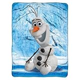 Disney? Frozen Olaf Throw - 46" X 60" [並行輸入品]