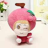[チェリー] 18CM プラッシュ カートゥーン フルーツモンキー 吸着用おもちゃ 並行輸入品