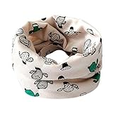 2PCSベージュ子供スカーフウォームネッカーコーカサスパターンコットンスカーフ