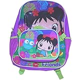 Ki Lan Girls Purple "Forever Friends" Backpack (Purple) [並行輸入品]