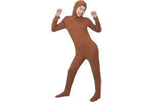 [Matreeglam] 全身タイツ コスチューム 仮装 顔出しタイプ 全身 コスプレタイツ 顔部分が開いている 面白い コスプレ 変装 伸縮性 柔らかい イベント 忘年会 演出 ハロウィン 男女兼用