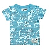 (ポスター) POSTAR TEE　サックス　130cm