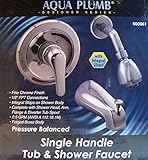 Aqua Plumb 1550221 Single-Handle Tub/Shower Polished Chrome Faucet [並行輸入品]