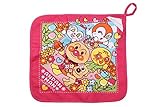 (バンダイ)BANDAI ハンドタオル 保育園 ループ付き キャラクター【loop-towel】 ワンサイズ アンパンマン（ピンク）