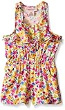 Juicy Coutureベビー女の子Printed Rayon Challis Romper カラー: イエロー