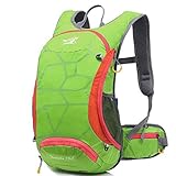 MaiTianバイク・バックパック・サイクリング・バックパック水和パック旅行キャンプ/ハイキング用のヘルメットbag15l (グリーン)