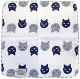 シンジカトウ ひだまり暮らしの和タオル タオルチーフ ねこオセロ SKTC014-39