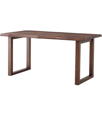 アリス！木目調ダイニングテーブル Amazon｜ダイニングテーブル 135cm 単品 4人掛け 5人 食卓