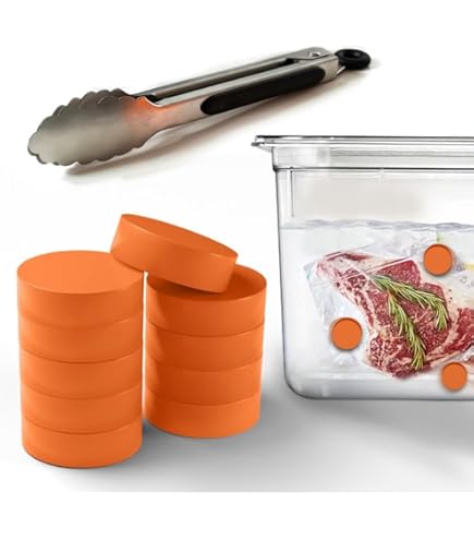 Poids Chaîne Pour Cuisson Sous Vide - Filet Inox 20x20 Cm - Pour Maintenir Les Sacs Immergés - Accessoire Cuisine Saine Et Pratique