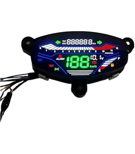 アドレスV125　社外メーター Amazon.co.jp: デジタルメーターアセンブリスピードメーターゲージ