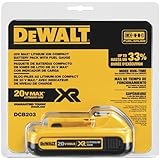 DEWALT DCB203 20V Max 2.0AH Compact XR Li-Ion Battery Pack [並行輸入品]