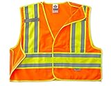 Ergodyne 150-23387 Public Safety Vest - Orange - 2 & 3 Xlarge