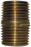 Jmfニップル3 / 4 "レッド真鍮バルク