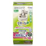デオトイレ 複数ねこ用ふんわり香る消臭・抗菌シート ボタニカルの香り 16枚