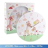 Lesser and Pavey - Little Treats Little Sunshine Clock (Pink) by Lesser and Pavey - Little Treats