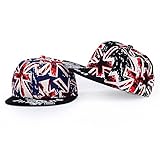 IT outlet ファッション キャップ ユニセックス 男性女性 英国旗 スナップ バックヒップホップ 帽子