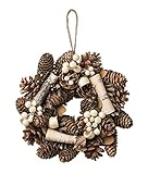 大橋新治商店 木の実のリース Natural Wreath リース 20cm 木の実ブラウン 28-007
