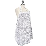 日本正規品 Bebe au lait ベベオレ イラスト説明書付き 授乳カバー ティーローズ ダブルガーゼ