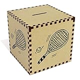 Large 'テニスラケット' Money Box /貯金箱( mb00058588 )