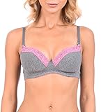 パトリシア・ランジェリー女性用マタニティ授乳ブラノンワイヤーレーストリム US サイズ: XL