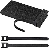 ケーブル結束バンド Kafand ケーブルまとめ 結束バンド ケーブルバンド 固定 ベルト, 再使用可能ですケーブルタイ長さ調節可能です配線