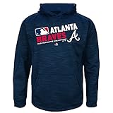 MLB Youth AuthenticコレクションチームChoice Streakフリースパーカー( Youth Medium 10 / 12、Atlanta Braves )