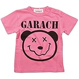 《初夏盛夏対応》 GARACH(ギャラッチ) 天竺smile please半袖Tシャツ 90cm/Pk NO.AH-1721311