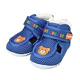 MIKIHOUSE HOTBISCUITS（ミキハウスホットビスケッツ）ビーンズ＆キャビット ダブルラッセルファーストベビーシューズ １２ｃｍ,ブルー